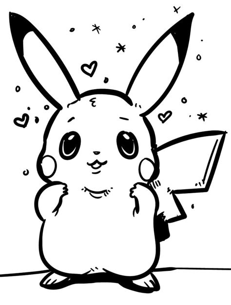 cute pikachu coloring page|163 Pikachu Coloring Pages